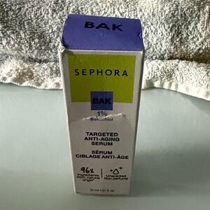 Sephora Anti-Aging Serum with Purple and White Packaging